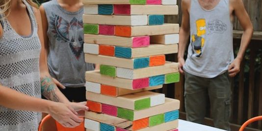 Giant Lawn Jenga Outdoor Yard Games