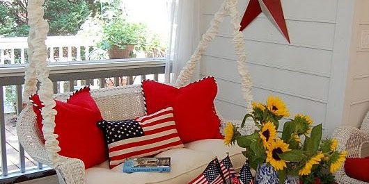 Patriotic Deck Decorating Ideas