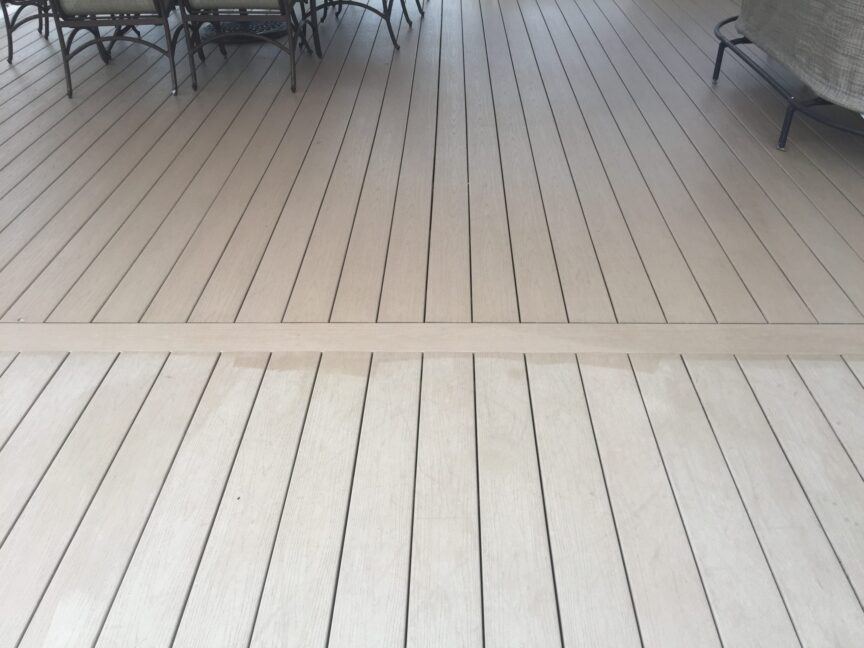 DeckMAX professional deck cleaning solutions before and after