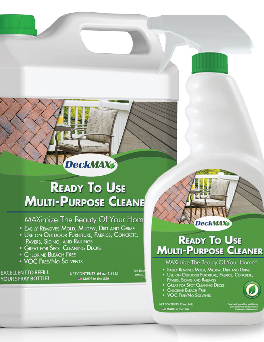 DeckMAX Best Deck Cleaner To Restore A Deck - PVC, Wood, Composite