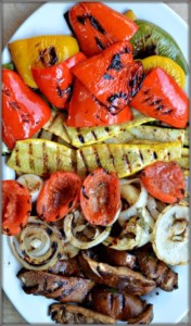 grilled fall vegetables