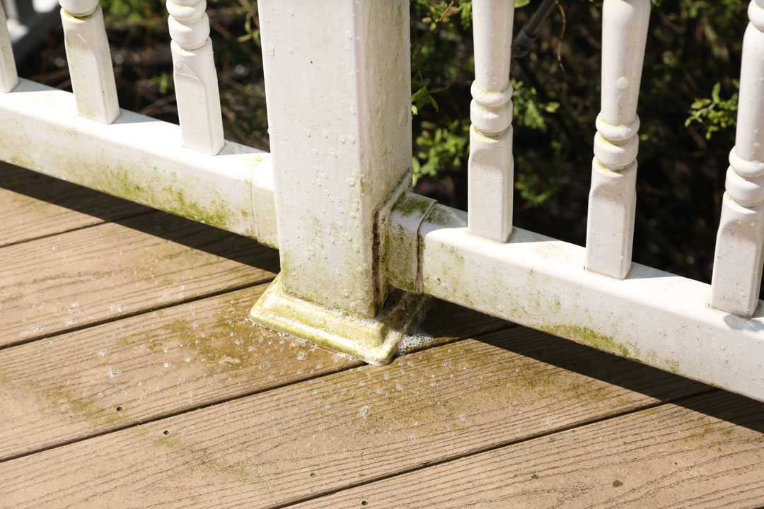 Algae Removal From Deck Railings DeckMax